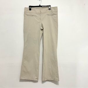 LANE BRYANT Women Wide Leg Business Casual Pant Stretch Tan Mid Rise Size 20